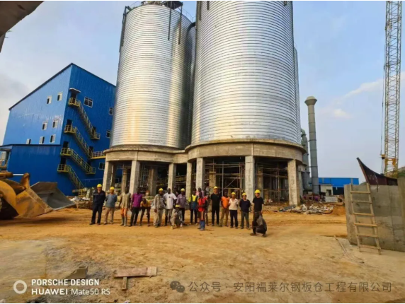 福莱尔钢板仓喀麦隆项目圆满交付